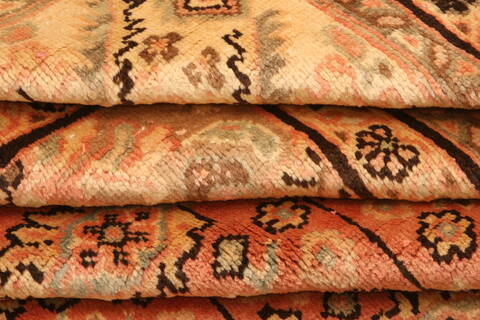 Sirjan Brown Hand Knotted 66 X 109  Area Rug 100-28617 Image 6