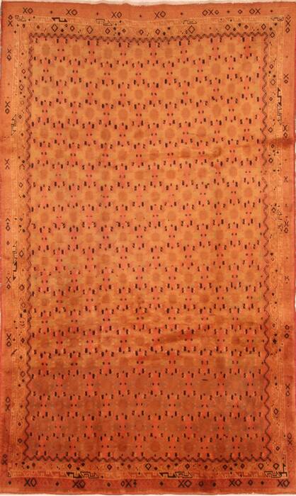Sirjan Brown Hand Knotted 66 X 109  Area Rug 100-28617 Image 0