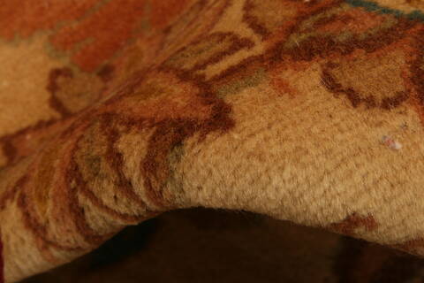 Sarouk Red Hand Knotted 63 X 103  Area Rug 100-28622 Image 1