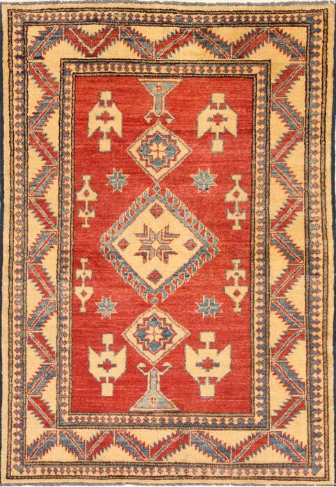 Kazak Red Hand Knotted 35 X 53  Area Rug 250-28623 Image 0