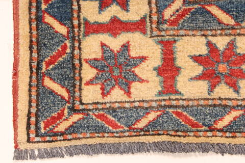 Kazak Orange Hand Knotted 39 X 59  Area Rug 250-28624 Image 1