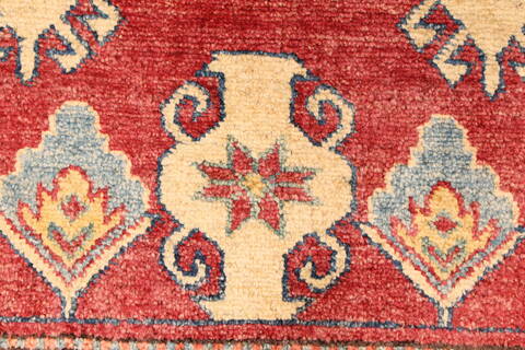 Kazak Red Hand Knotted 35 X 54  Area Rug 250-28631 Image 10