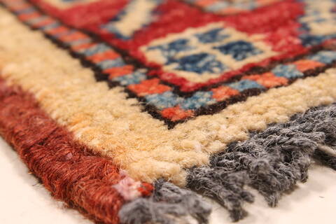 Kazak Red Hand Knotted 35 X 54  Area Rug 250-28631 Image 11