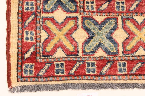 Kazak Red Hand Knotted 35 X 54  Area Rug 250-28631 Image 1