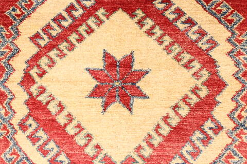 Kazak Red Hand Knotted 35 X 54  Area Rug 250-28631 Image 2