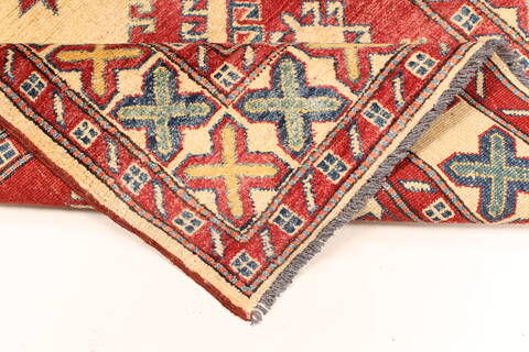 Kazak Red Hand Knotted 35 X 54  Area Rug 250-28631 Image 6