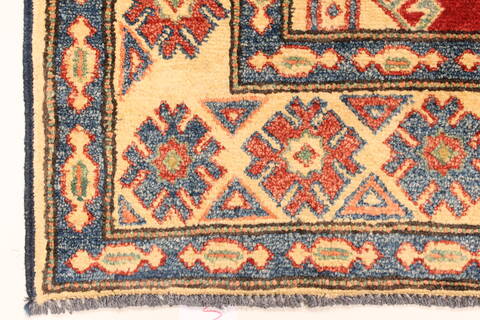 Kazak Red Hand Knotted 34 X 57  Area Rug 250-28646 Image 7