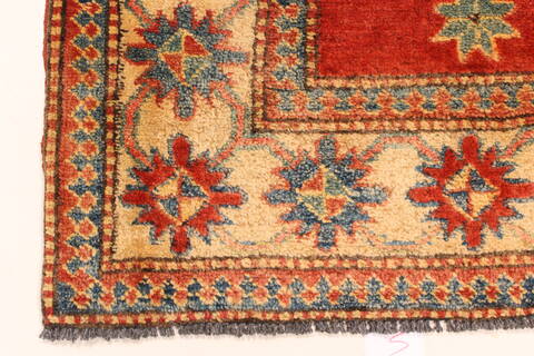 Kazak Orange Hand Knotted 310 X 56  Area Rug 250-28647 Image 1