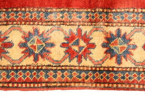 Kazak Orange Hand Knotted 310 X 56  Area Rug 250-28647 Image 3