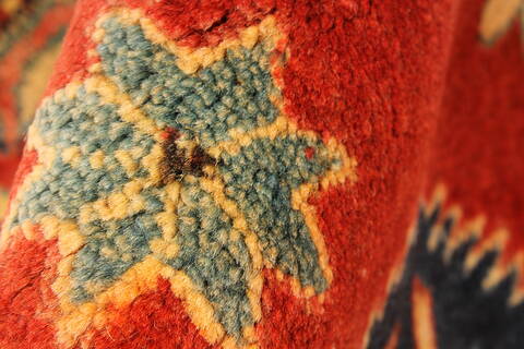 Kazak Orange Hand Knotted 310 X 56  Area Rug 250-28647 Image 9