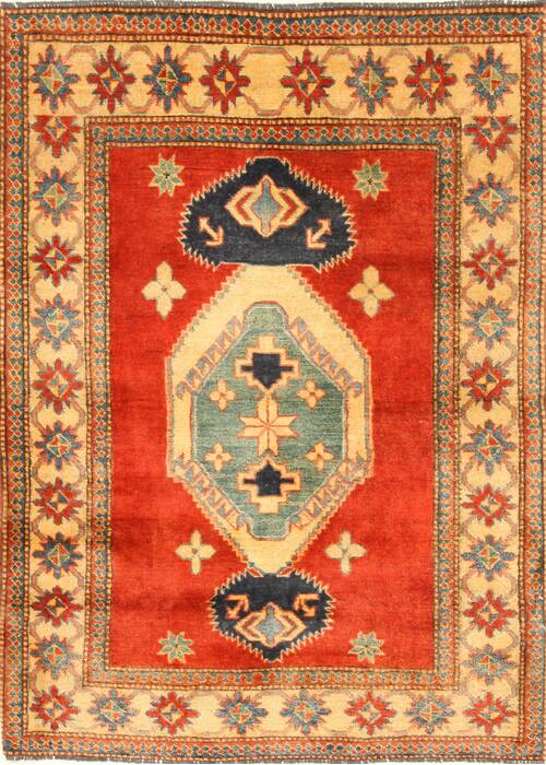 Kazak Orange Hand Knotted 310 X 56  Area Rug 250-28647 Image 0
