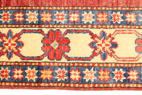 Kazak Red Hand Knotted 41 X 510  Area Rug 250-28650 Image 3