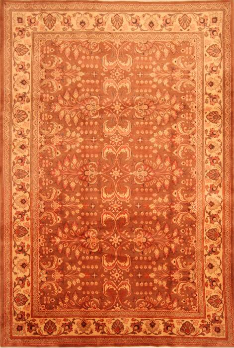 Sarouk Brown Hand Knotted 71 X 106  Area Rug 100-28670 Image 0