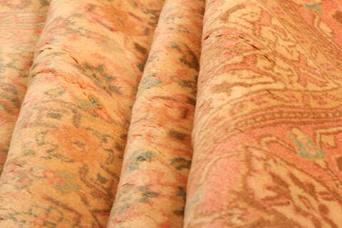 Sarouk Yellow Hand Knotted 70 X 105  Area Rug 100-28689 Image 2