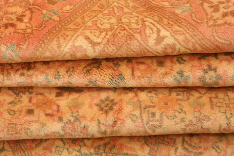 Sarouk Yellow Hand Knotted 70 X 105  Area Rug 100-28689 Image 3