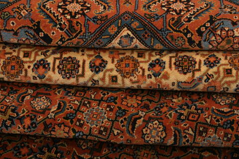 Tabriz Brown Hand Knotted 82 X 105  Area Rug 100-28705 Image 4
