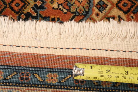 Tabriz Brown Hand Knotted 82 X 105  Area Rug 100-28705 Image 5