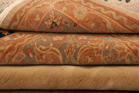 Tabriz Red Hand Knotted 711 X 102  Area Rug 100-28707 Image 4