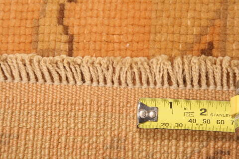 Oushak Orange Hand Knotted 83 X 123  Area Rug 100-28712 Image 5
