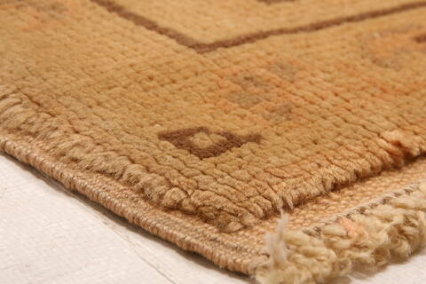 Oushak Orange Hand Knotted 83 X 123  Area Rug 100-28712 Image 6