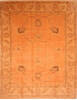 Oushak Orange Hand Knotted 83 X 123  Area Rug 100-28712 Thumb 0