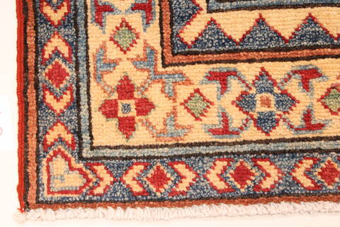 Kazak Red Runner Hand Knotted 29 X 189  Area Rug 250-28719 Image 1