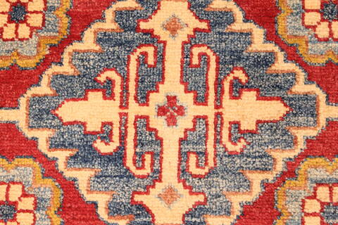 Kazak Red Runner Hand Knotted 29 X 189  Area Rug 250-28719 Image 2