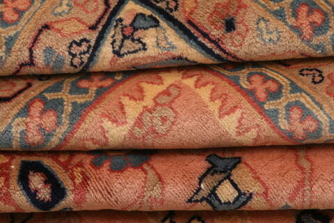 Kerman Red Hand Knotted 710 X 910  Area Rug 100-28726 Image 4