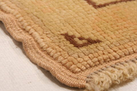 Oushak Orange Hand Knotted 811 X 119  Area Rug 100-28728 Image 1