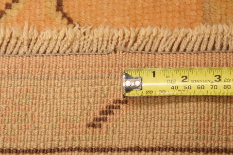 Oushak Orange Hand Knotted 811 X 119  Area Rug 100-28728 Image 5