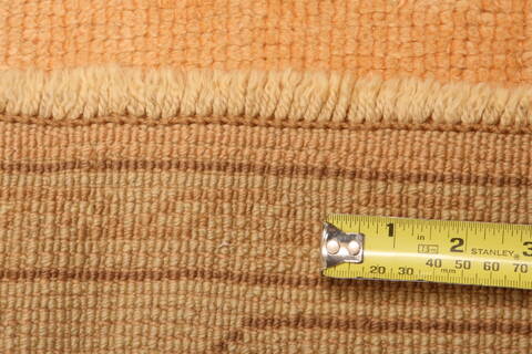 Oushak Yellow Hand Knotted 81 X 910  Area Rug 100-28730 Image 4