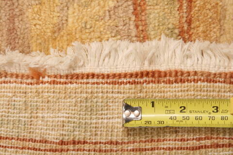 Oushak Beige Hand Knotted 78 X 95  Area Rug 100-28732 Image 5