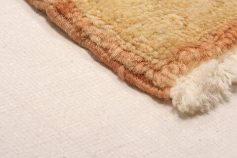 Oushak Beige Hand Knotted 78 X 95  Area Rug 100-28732 Image 6
