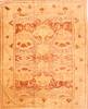 Oushak Beige Hand Knotted 78 X 95  Area Rug 100-28732 Thumb 0