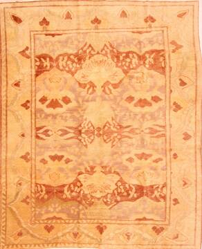Oushak Beige Hand Knotted 7'8" X 9'5"  Area Rug 100-28732