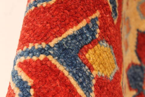 Kazak Red Runner Hand Knotted 28 X 184  Area Rug 250-28738 Image 11