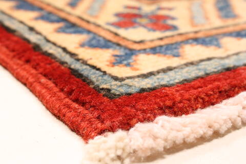 Kazak Red Runner Hand Knotted 28 X 184  Area Rug 250-28738 Image 12