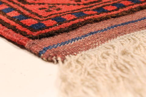 Turkman Blue Hand Knotted 37 X 60  Area Rug 250-28740 Image 12