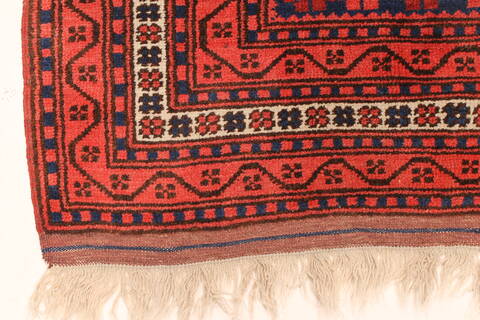 Turkman Blue Hand Knotted 37 X 60  Area Rug 250-28740 Image 1