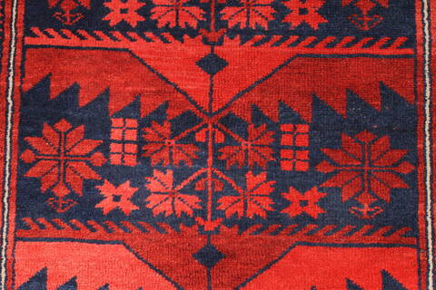 Turkman Blue Hand Knotted 37 X 60  Area Rug 250-28740 Image 2