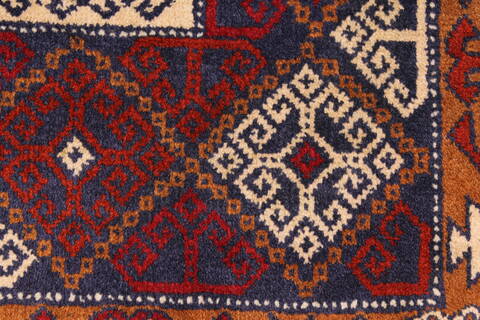 Turkman Blue Hand Knotted 37 X 60  Area Rug 250-28742 Image 11