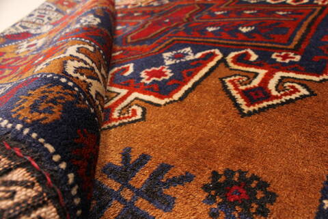 Turkman Blue Hand Knotted 37 X 60  Area Rug 250-28742 Image 8