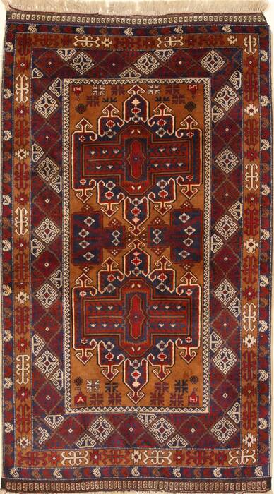 Turkman Blue Hand Knotted 37 X 60  Area Rug 250-28742 Image 0