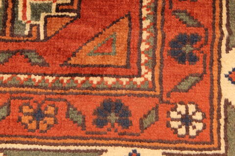 Turkman Yellow Hand Knotted 44 X 56  Area Rug 250-28743 Image 10