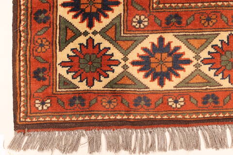 Turkman Yellow Hand Knotted 44 X 56  Area Rug 250-28743 Image 1