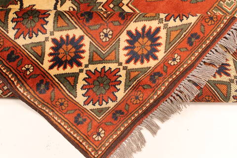 Turkman Yellow Hand Knotted 44 X 56  Area Rug 250-28743 Image 6