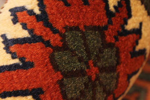 Turkman Yellow Hand Knotted 44 X 56  Area Rug 250-28743 Image 8