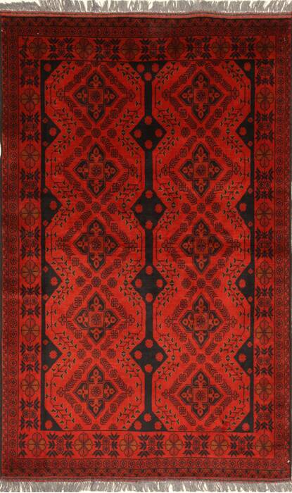 Khan Mohammadi Blue Hand Knotted 40 X 64  Area Rug 250-28748 Image 0