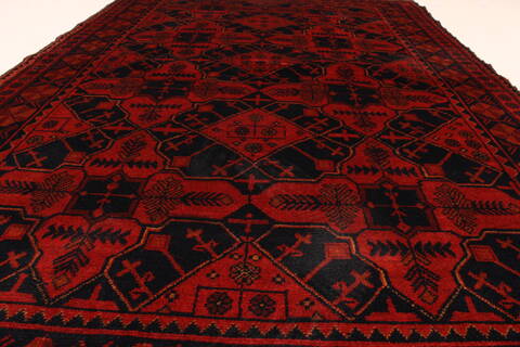 Khan Mohammadi Blue Hand Knotted 44 X 65  Area Rug 250-28762 Image 5