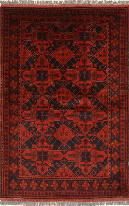 Khan Mohammadi Blue Hand Knotted 44 X 65  Area Rug 250-28762 Image 0